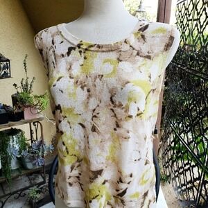 ¤ Jones New York Collection Top • Beautiful Floral Shift • Tagged Size Large